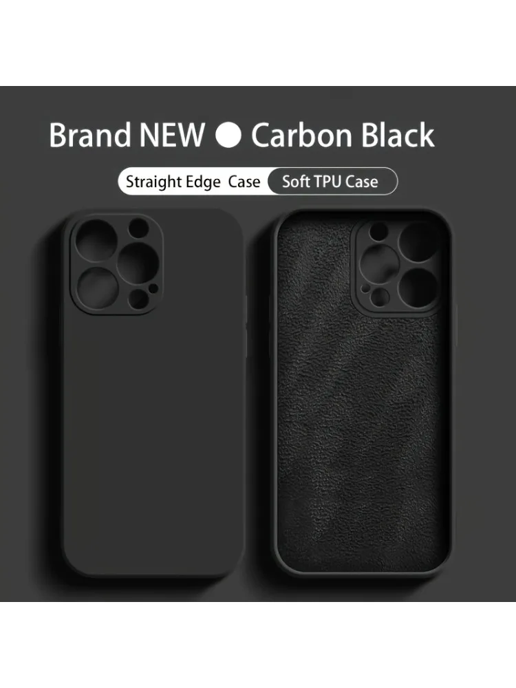 Oryginalne silikonowe etui na telefon Apple iPhone 18, 17, 16, 15, 14, 13, 12, Pro, Plus, Pro Max, odporne na wstrząsy. — 2