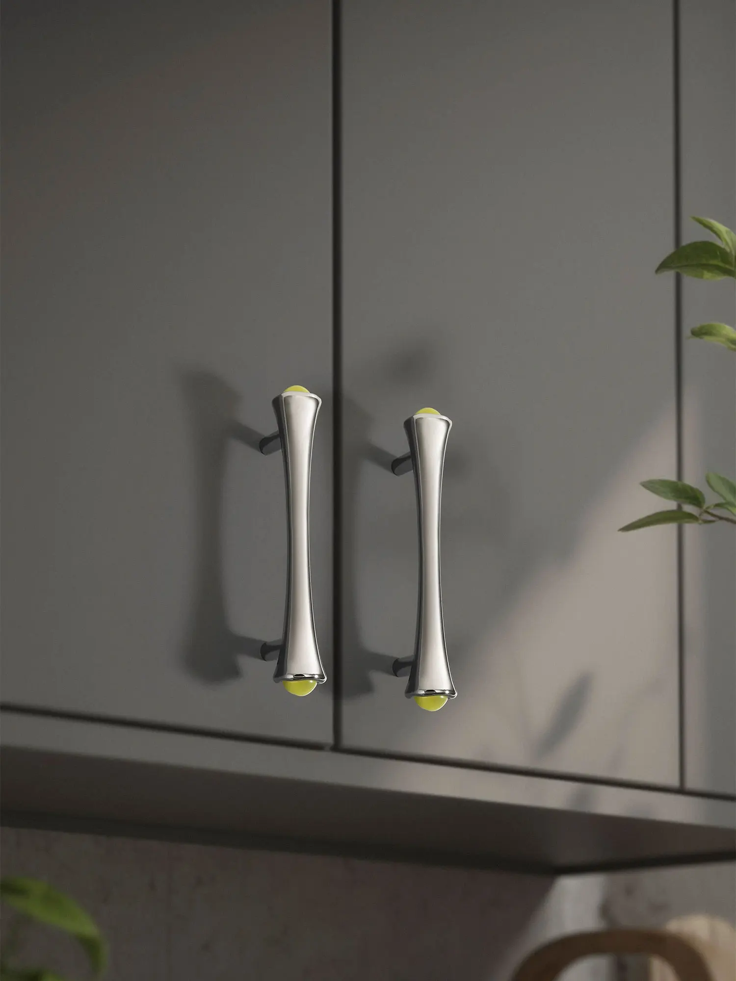 Bright Silver Handles for Cabinets and Drawers Modern Minimalist Dresser Drawer Knobs Artificial White Pink Opal Wardrobe Pulls