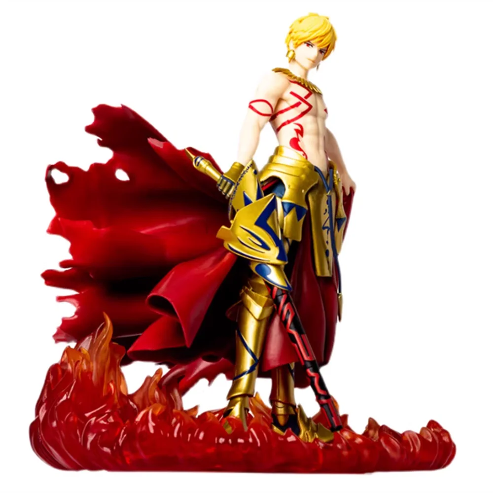

26cm Gilgamesh Action Figure from Japanese Anime Fate/Grand Order PVC Collectible Model Toy for Adult Fans And Children's Gift