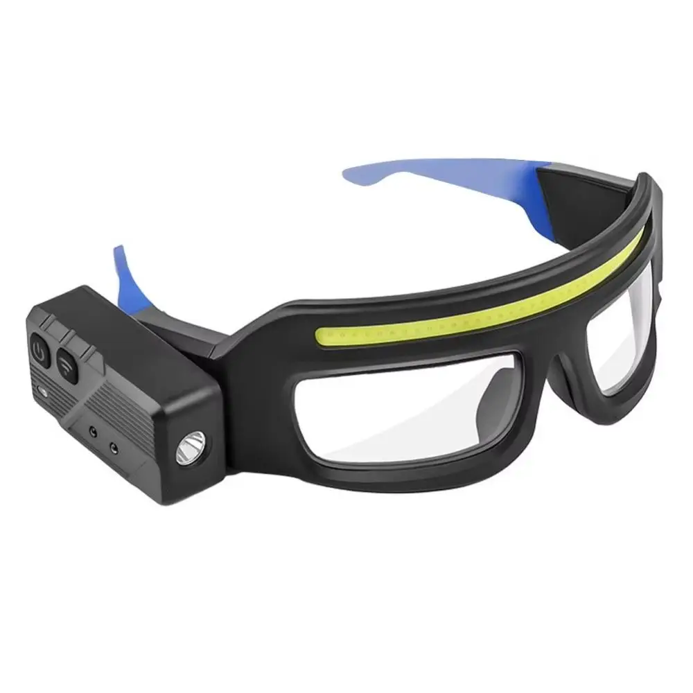 

Multifunctional Eyeglass Lamp Type-C Charging 90° Rotatable LED Flashlight Wave Sensor Control Rechargeable Glasses Light
