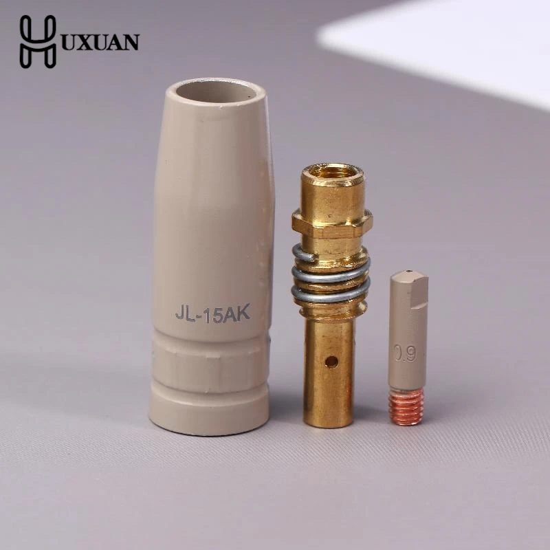 3 قطعة/الحزمة، MB-15Ak Mig طلاء السيراميك غير عصا لحام الخبث موصل فوهة واقية ملحقات محمية أوروبية