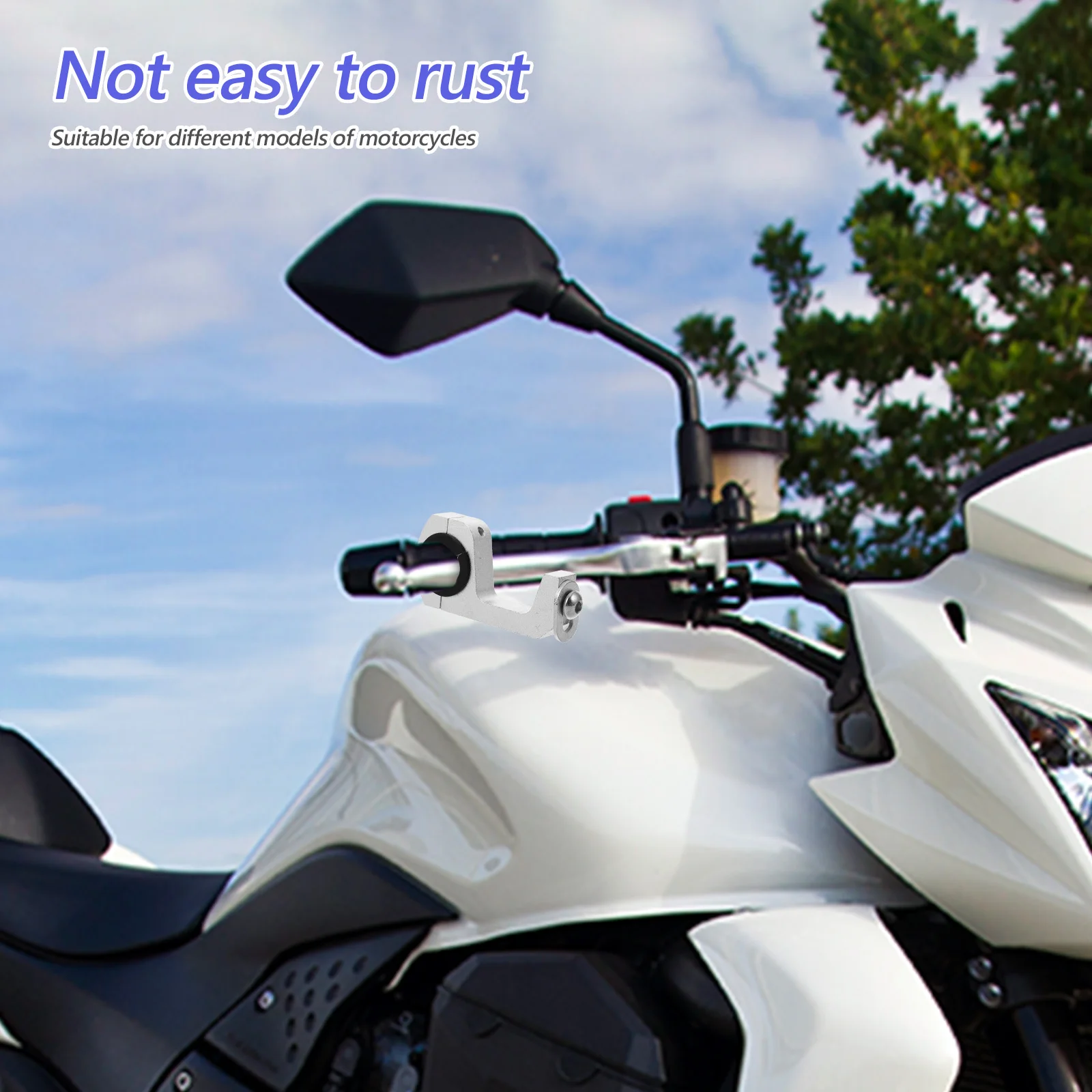 22 28MM Diameter Bracket Kit Motorcycle H Mounts Compatible Motorcycle H Bracket Clamps Guard Pcs Off Road