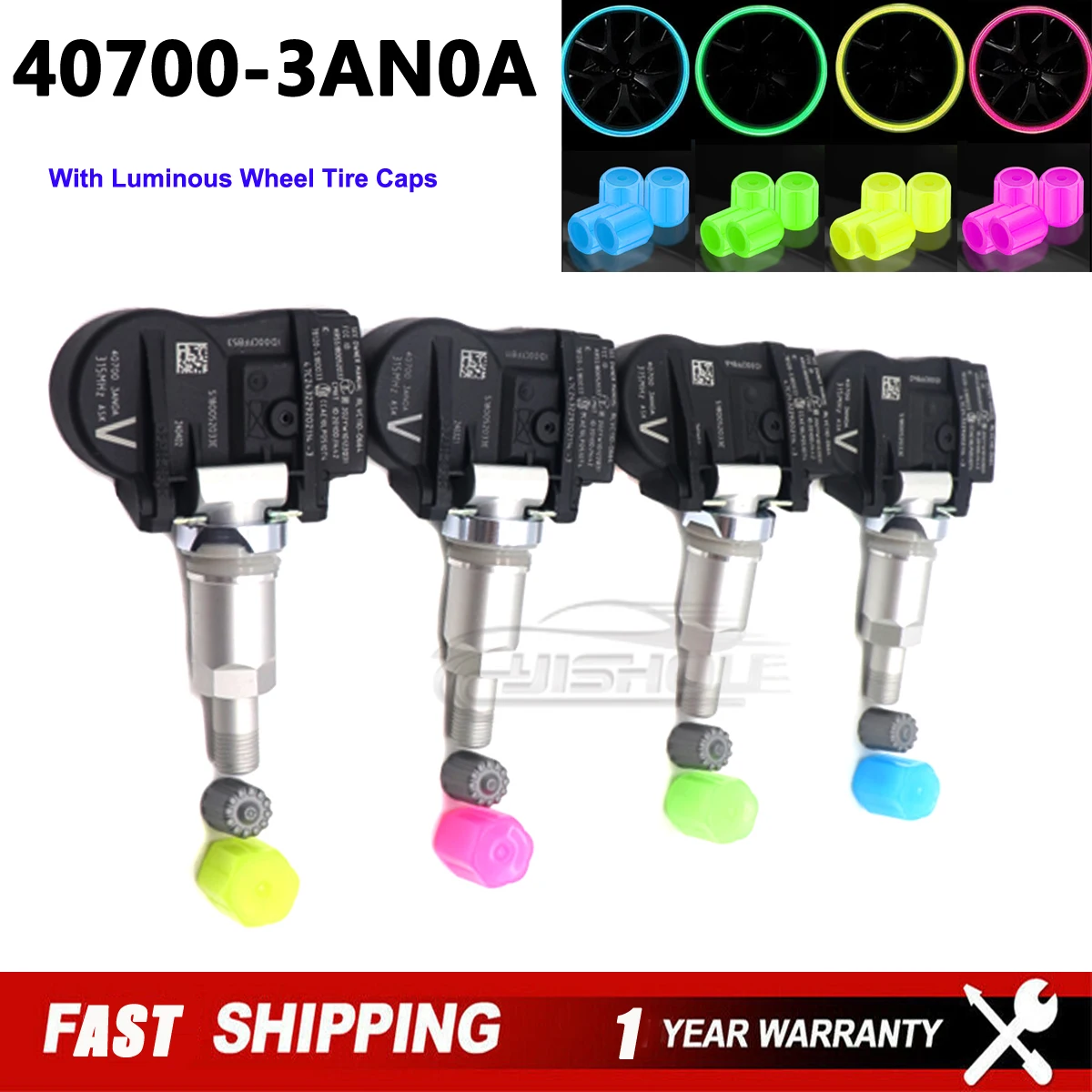 

4PCS 40700-3AN0A TPMS 315Mhz New Car Tire Pressure Monitor Sensor For Nissan Frontier Maxima NV200 Sentra Versa 407003AN0A