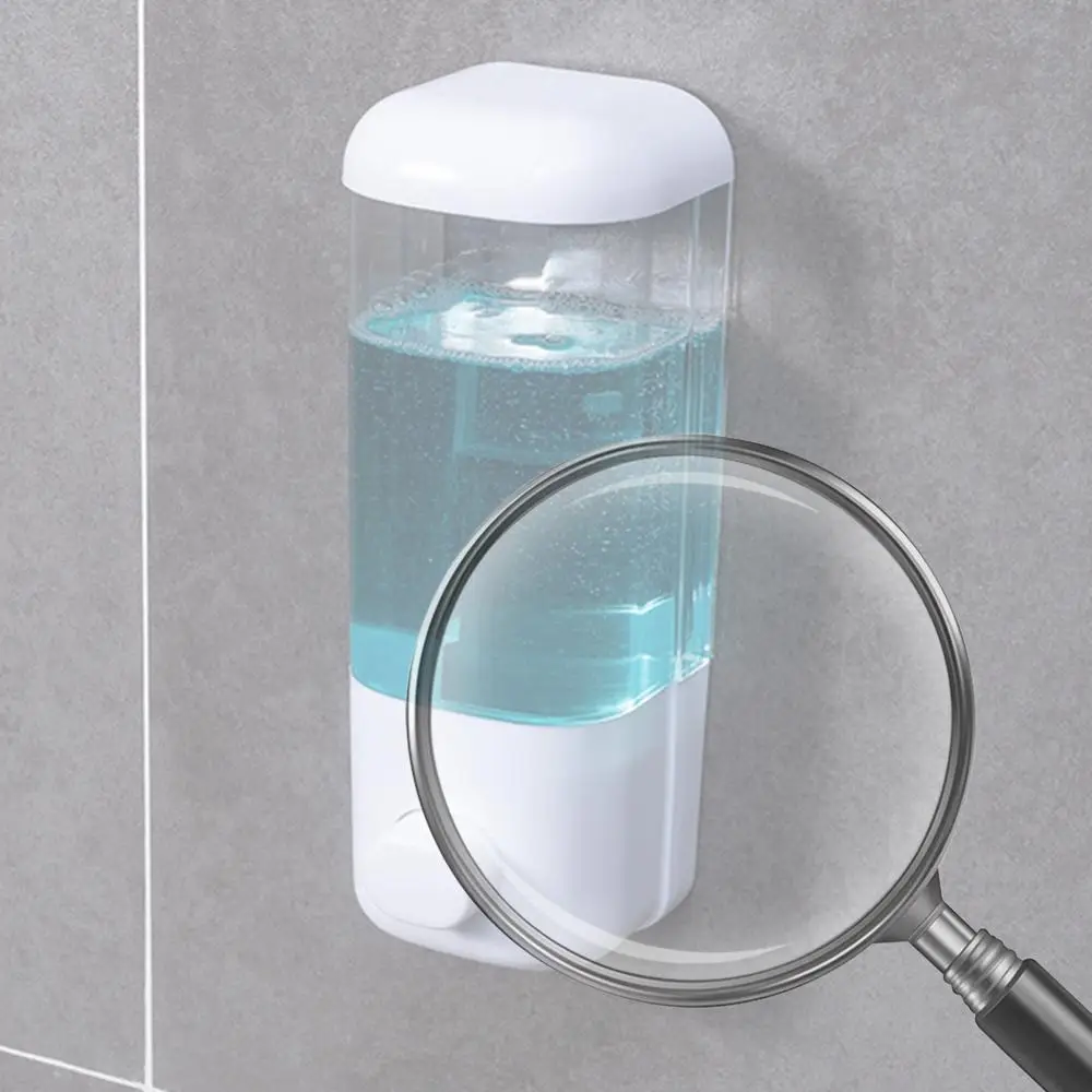 

500/1000ML Soap Dispenser Bathroom Wall Mount Shower Shampoo Bottle Lotion Container Holder Double Head Foam Hand Wash Device