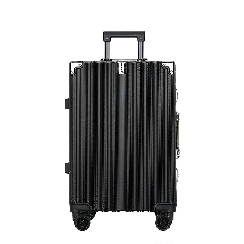 

Aluminum frame suitcase 20 inch boarding case universal wheel tie rod 24 travel