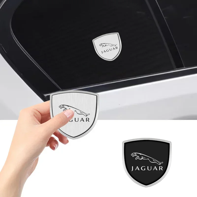 

3D Metal Car Body Fender Emblem Shield Stickers Decor Auto Accessories For Jaguar X S F XF XE XJ XK XEL XFL XJL XJ6 XJS XKR XFR