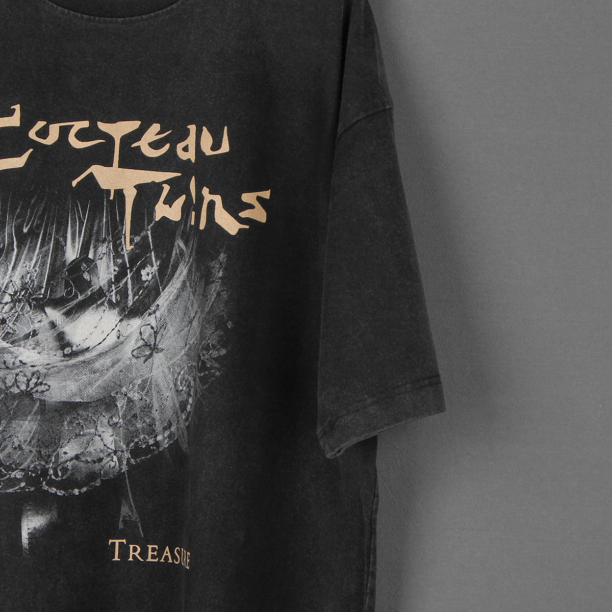 Cocteau Twins T-Shirt Treasure 4Ad  Robin Guthrie Elizabeth Frazer This Mortal Coil Washed Long Sleeves Cotton Tee Shirt Clothes