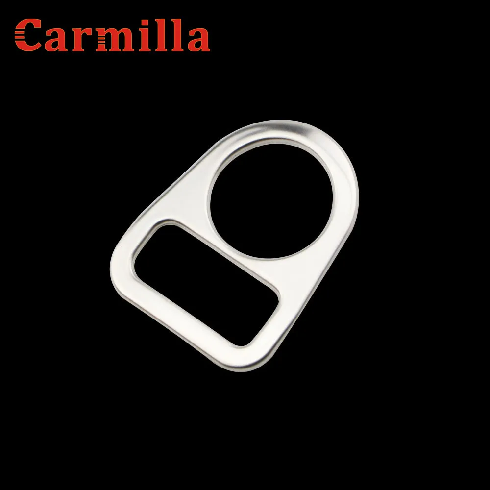 Carmilla Stainless Steel Interior Rearview Mirror Adjustment Trim Sticker for Nissan Qashqai J11 X-Trail T32 2013 - 2021