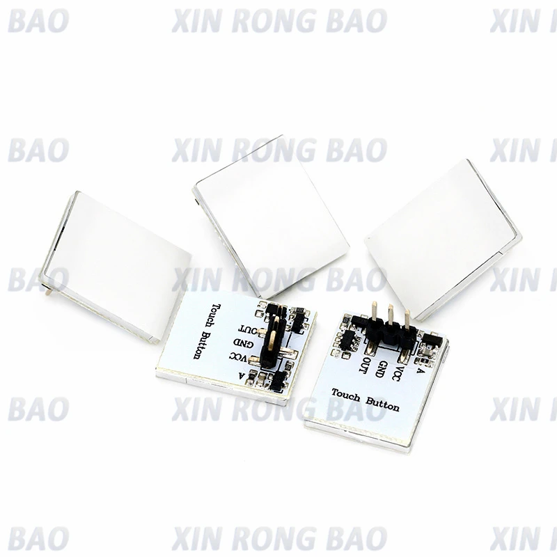 1PCS Green Blue Red Yellow Color RGB Capacitive touch switch button module 2.7V-6V module anti-jamming is strong HTTM series