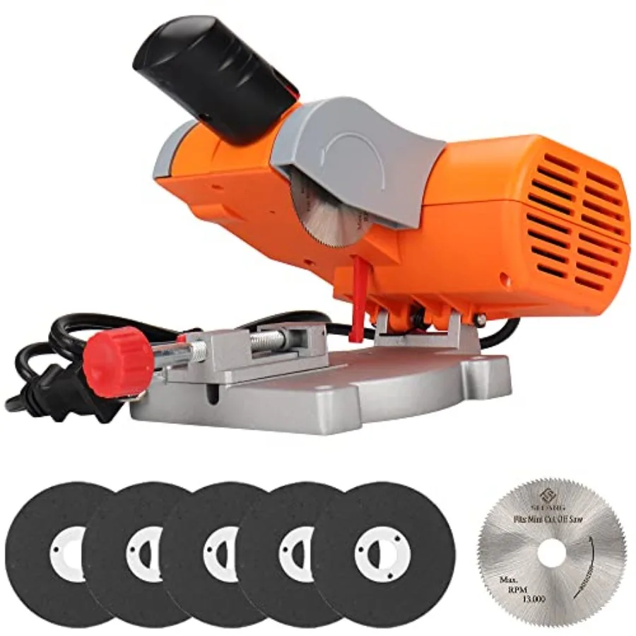 

Benchtop Cut-Off Saw Miniature Compound-Cutting Mini Miter Chop Saw for Metal Wood Plastic Crafts Making Carbon Arrow S