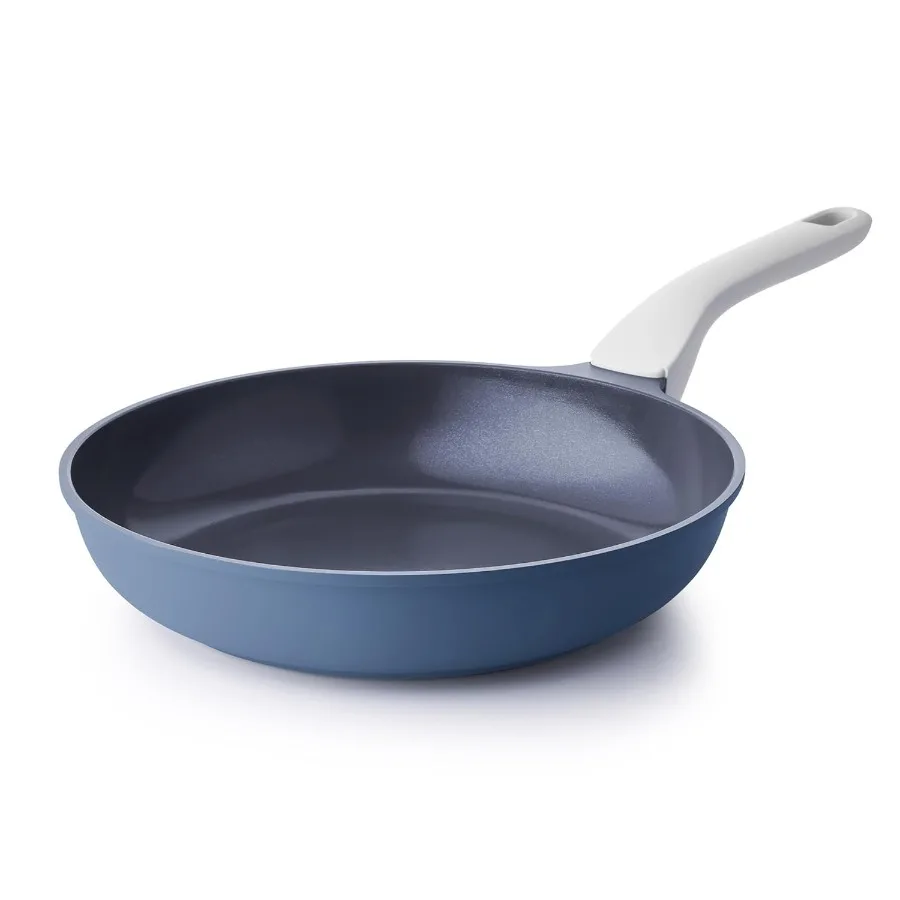 

Nonstick Ceramic Frying Pan 8 10 12 Inch Non Toxic Skillet for Cooking Eggs Omelets and Chef's Dishes Induction Compatible Oven