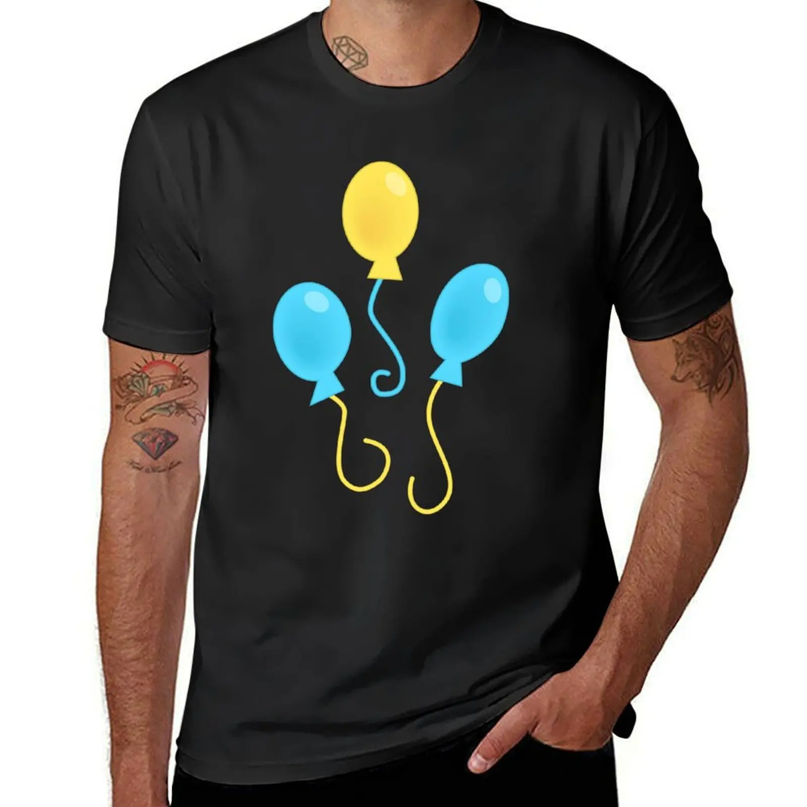 Balloons T-Shirt cute tops sports fans cute clothes tees plain black t shirts men