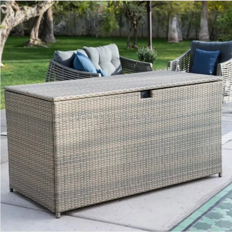 Cheap Wicker Outdoor Storage Box