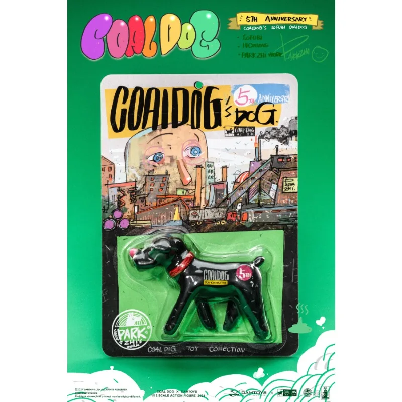 DAMTOYS สุนัขโคaldog ของแท้ ครบรอบที่ห้า ของสะสมโมเดลผลิตภัณฑ์สําเร็จรูปวัสดุยางนุ่ม