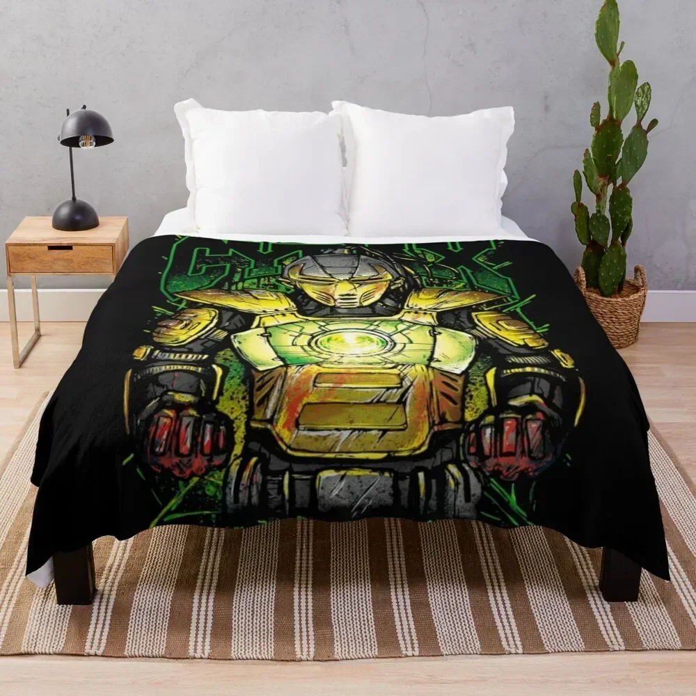 

Mortal Kombat Cyrax Throw Blanket Air Conditioner Soft Blanket for Office Home