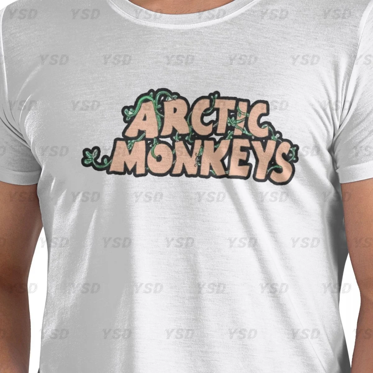 Arctic Monkeys Inspired Men's tight fitting sports T-shirt,Gym Sportswear,Oversized T shirt