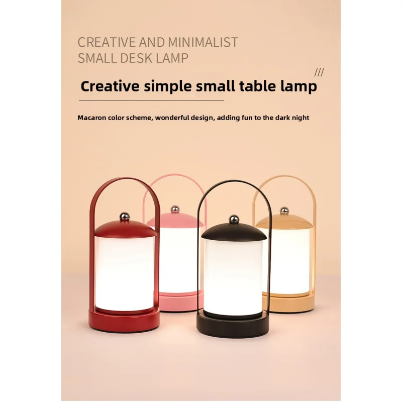 New USB Rechargeable Portable LED Night Light Outdoor Camping Ambient Lamp for Bedroom Bedside Corridor Wall Home Decor Lighting