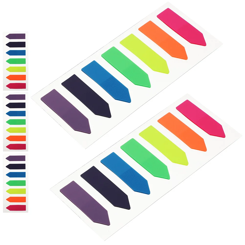 5 قطعة 5 أوراق منصات الشرح لزجة صفحة توجيه العلامات ذاتية اللصق ورقة علامات الصفحة لقراءة الكتاب وضع العلامات مذكرة ملونة