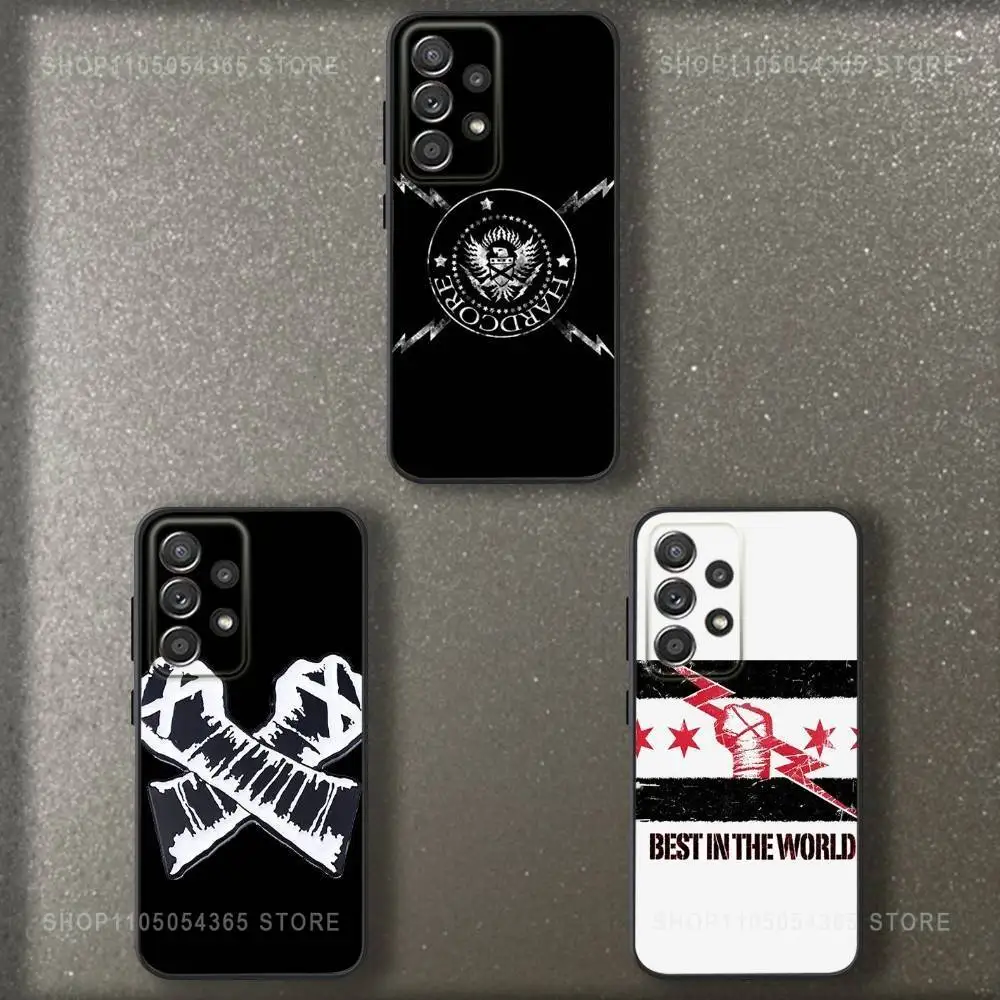 

C-CM Punks Logo Phone Case For Samsung S 25,24,23,22,30,21,10,9,Ultra,Plus,Lite,FE,4,5 G Soft Black Case