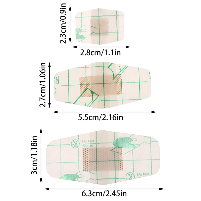 10Sheets/set Transparent Band Aid Waterproof Wound Dressing Plaster Skin Patch Adhesive Bandages For Children Adults Plaster