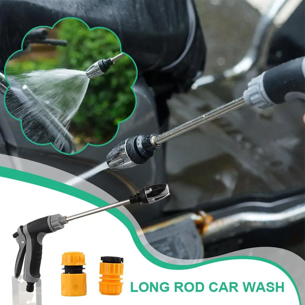 High Pressure Car Wash Gun Foam Pots Lances Irrigation Tools Adjustable Sprinkler Car Home Garden Watering Tool Set