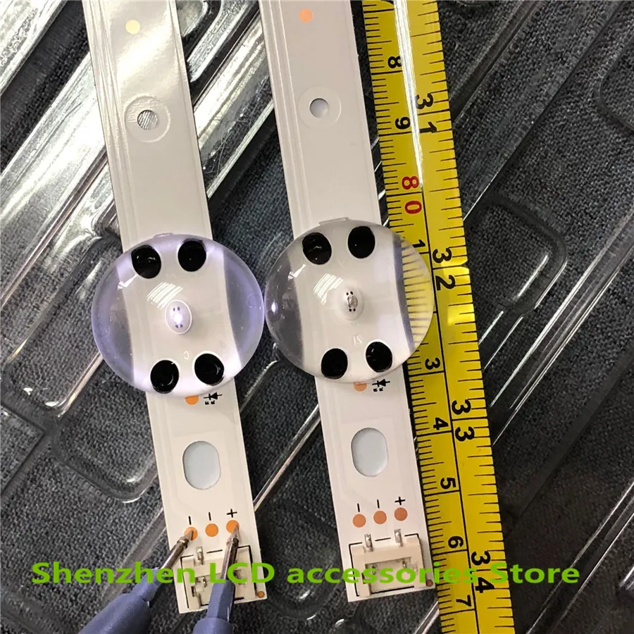 4Pieces/lot 10 lamp for LG SUNG WEI55V0 E74739 94V-0 43" V17 art3 2867 TV 43LJ614V 43LV340C 43UJ670V 43UJ6565 43UJ6525
