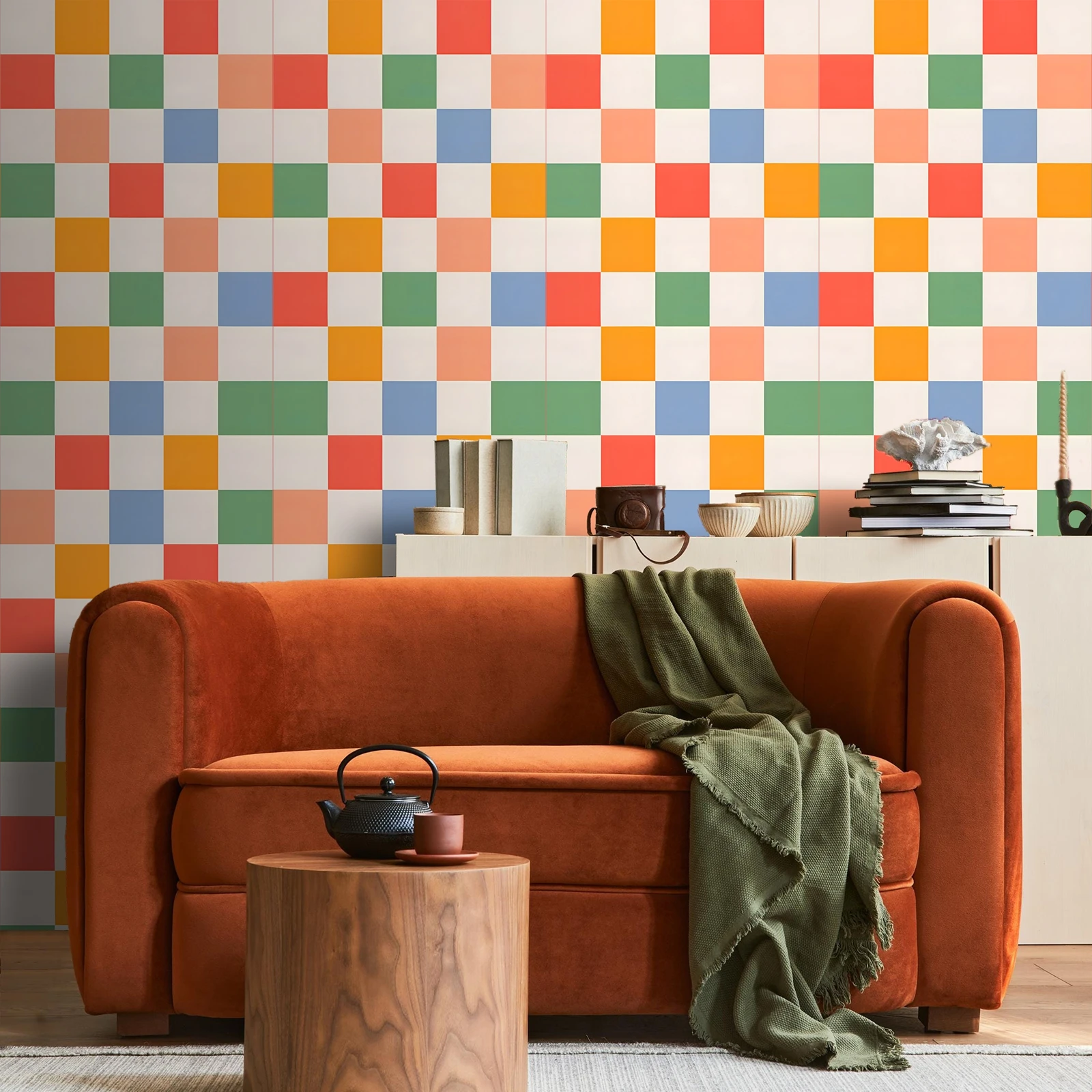 

Наклейка на обои в клетку в стиле ретро, Невероятные абстрактные обои для ванной комнаты, Декор комнаты, Очистка и наклейка, Современные настенные панели для кухонной стены