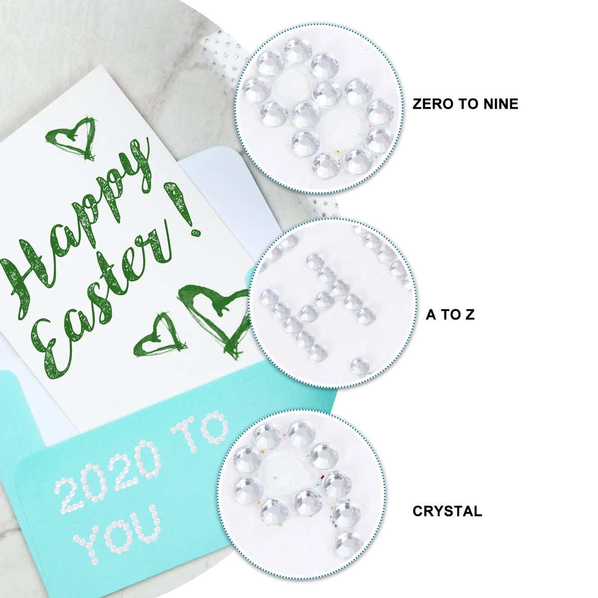 

4pcs 2 Sheets English Letters Numbers Stickers Acrylic Educational For Funny Learning Puzzle Craft File