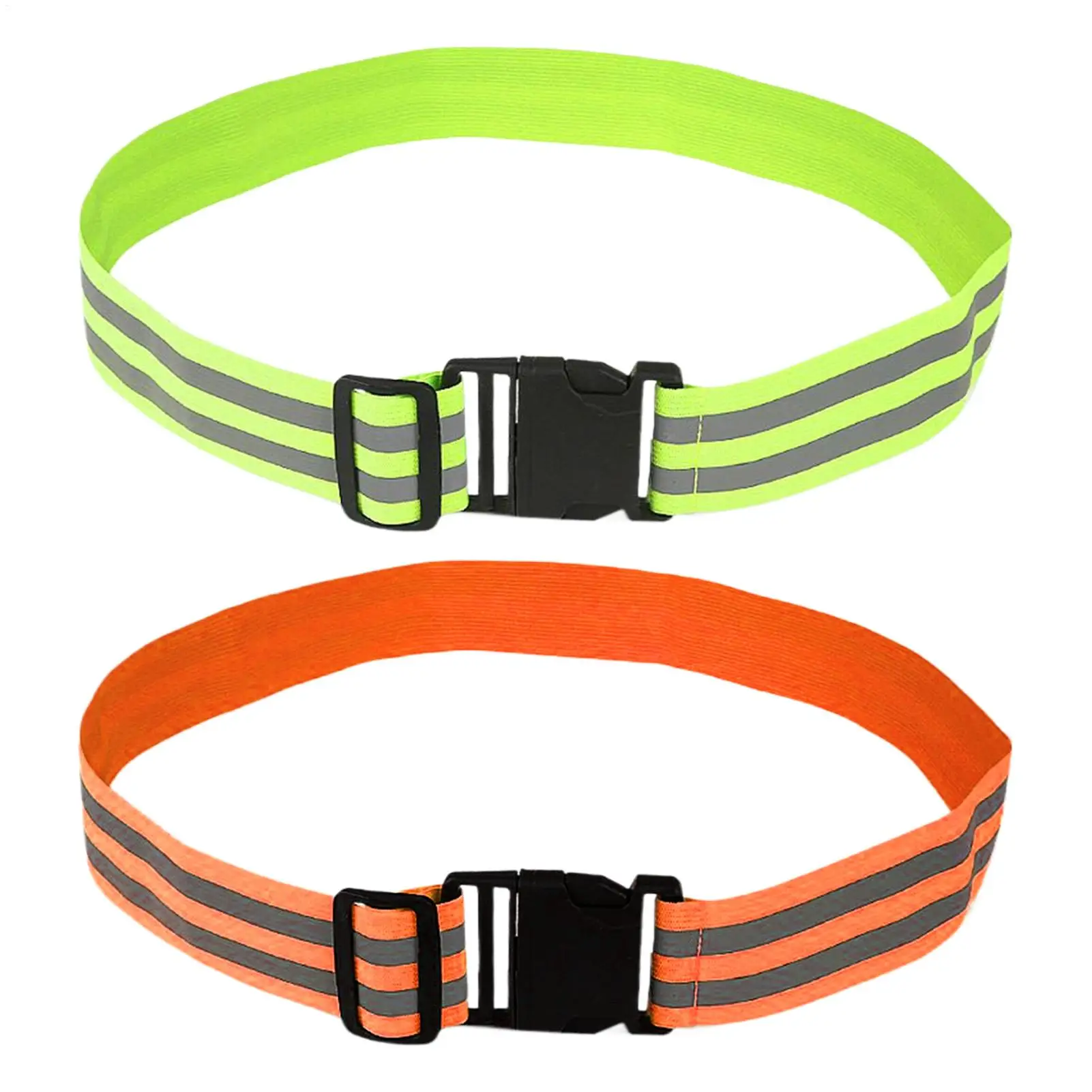 Elastic Reflective Belts fWaist Adjustable Elastic Safety Reflective Belt for Outdoor Running High Visible Night Safety Gear
