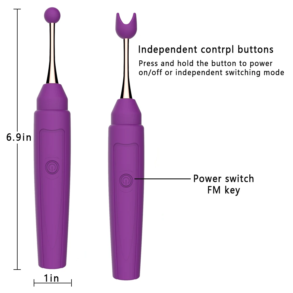 For Women, Use a Silicone Honey Bean Dot Fountain Pen, Vibrating Strongly at 10 Frequencies to Stimulate the C‑Spot for Massage view 4