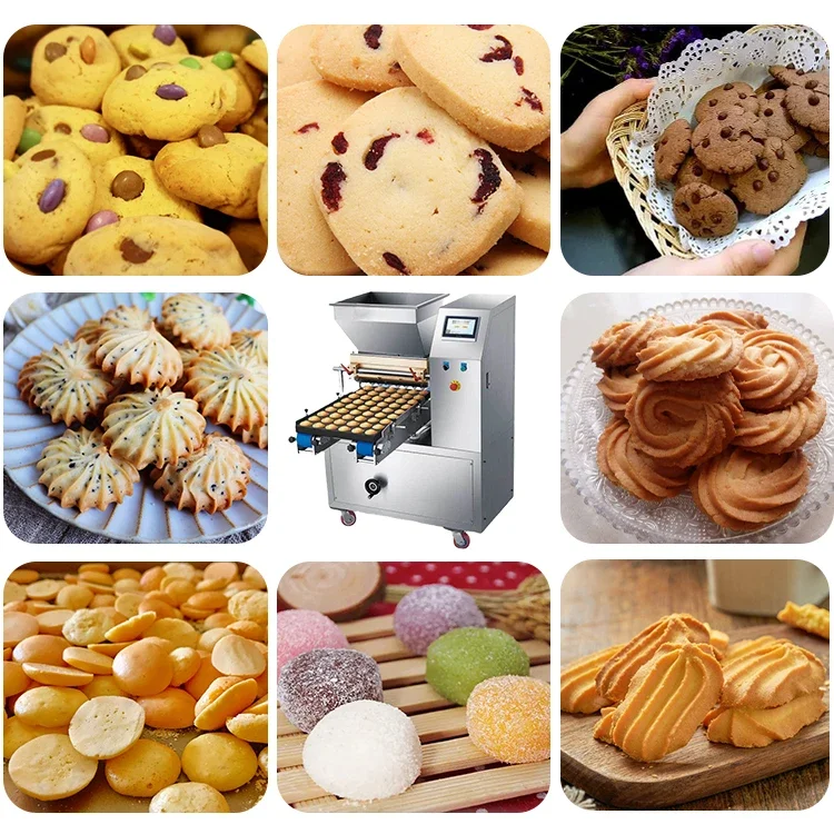 Automatic Small Biscuit Cookie Forming Maker Industrial Rotary Cookie Biscuit Making Machine