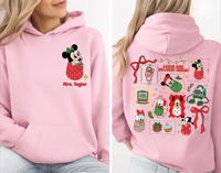 Labor And Delivery Nurse Christmas Shirt Disney Nurse Sweatshirt Mickey And Friends L&D Nurse Holiday Hoodie