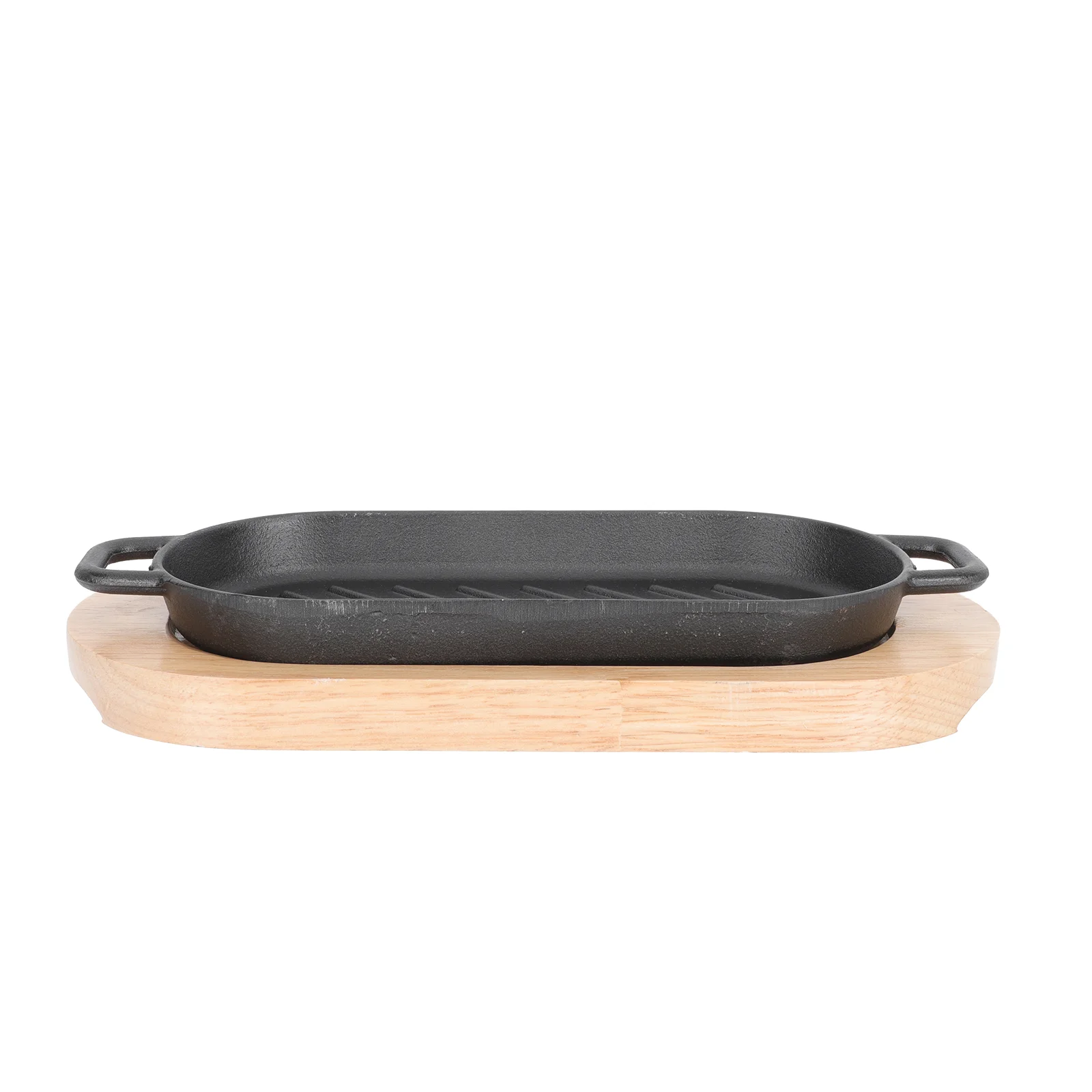 

Frying Pan Cast Iron Griddle Baking Pans for Oven Grill Wood Stove Barbecue Tray