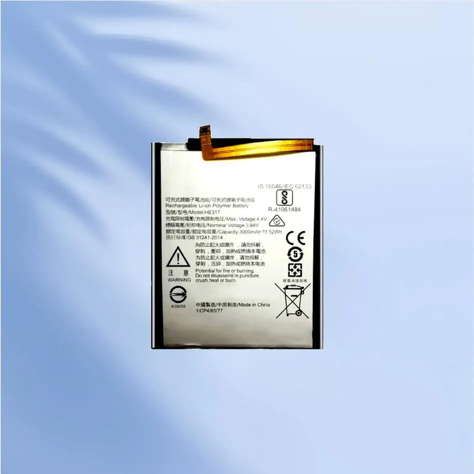 

HE317 Replacement Battery For Nokia 6 TA-1000 TA-1003 TA-1021 TA-1025 TA-1033 TA-1039 Mobile Phone