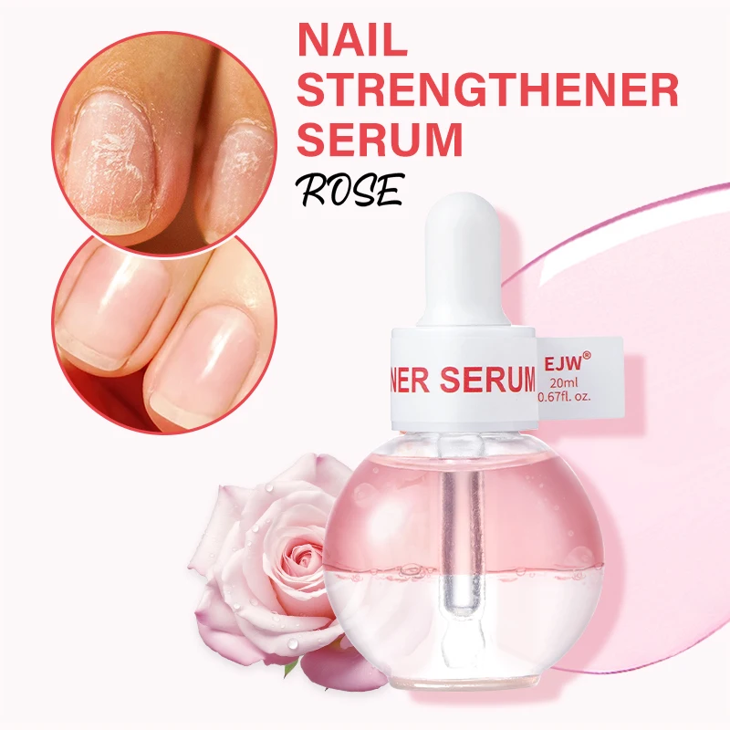Olejek wzmacniający paznokcie: Lakier do paznokci utwardzający do leczenia uszkodzonych paznokci, naturalna naprawa keratynowa, zapobiega rozdarciom, pęknięciom i odpryskom.