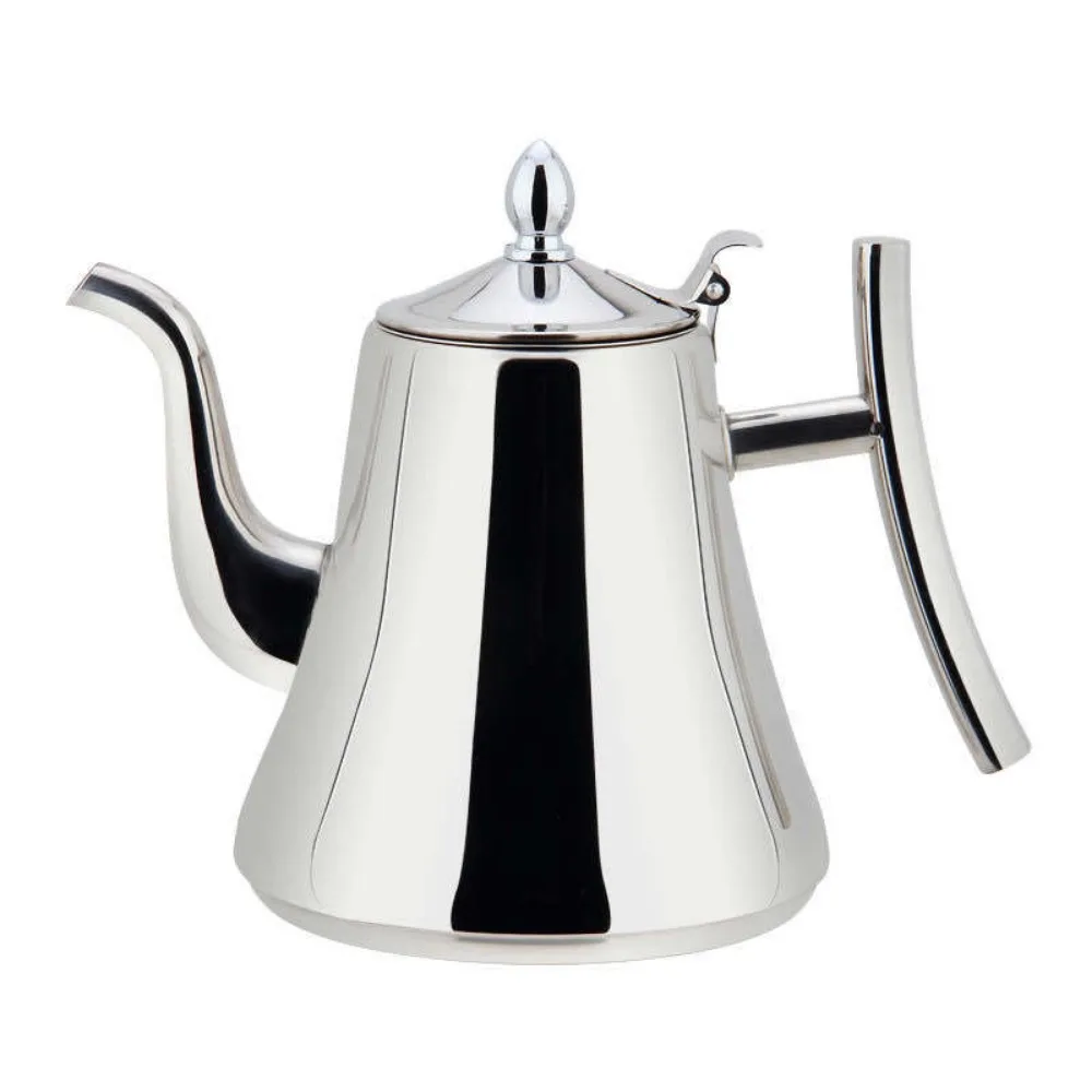 

Removable Tea Pot With Filter with Lid Thickened Coffee Kettle Golden/Silver Anti-scald Water Kettle With Strainer Household Use