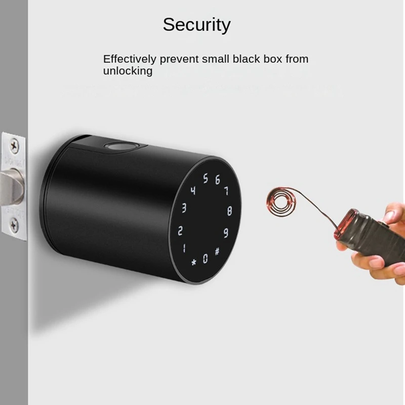 Home Security Door Lock Bluetooth Password Key Unlocking Smart Fingerprint Lock Tuya Smartlife App Remote Control