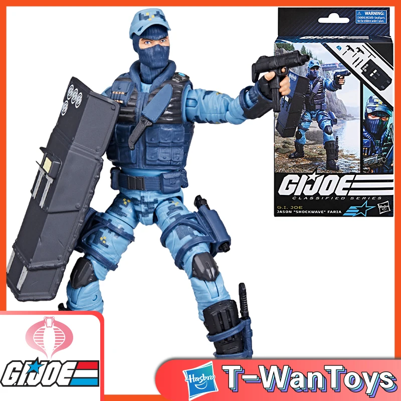 Hasbro G.I. Joe Classified Series Jason “Shockwave” Faria, 105 6-inch (150 mm) scale Action Figure Includes 9 accessories