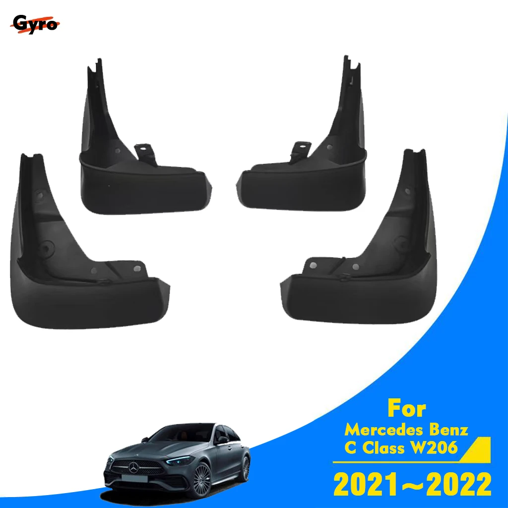 

For Mercedes Benz C Class W206 2021 2022 Sedan Car Mudflaps Mud Guards Mudguards Fenders Splash Duraflap Accessories 4x4 Tuning