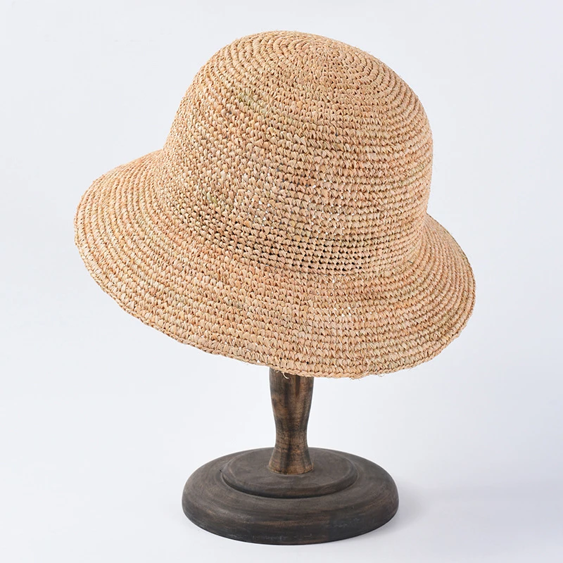 Bucket Hats For Women Luxury Designer Brand Summer Straw Beach Hat Foldable Sun Hats Jacquemus Hat Wholesale