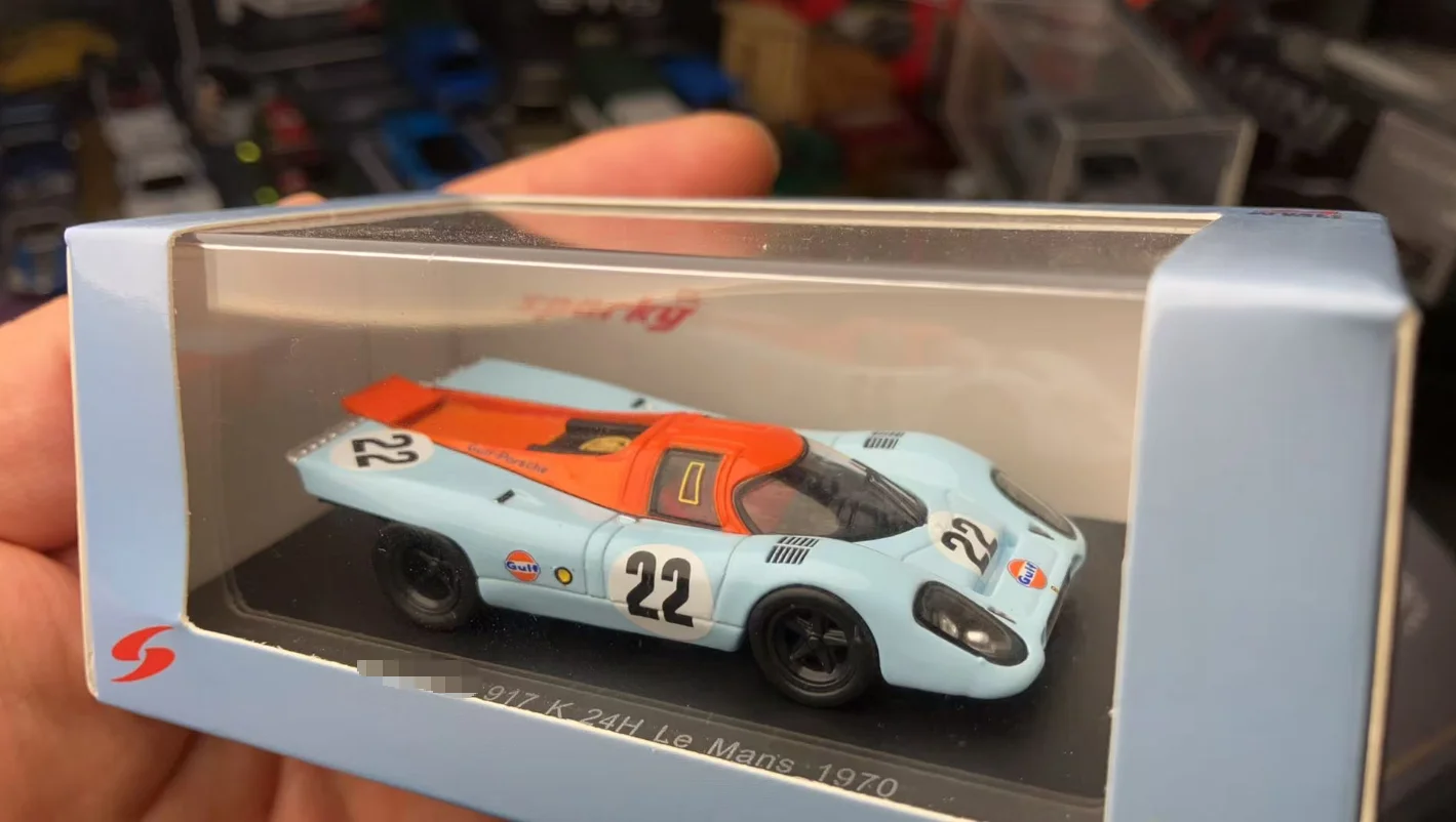 

Искра 1/64 Y145 917 К # 22 24 часа Le Mans 1970, литая под давлением модель автомобиля, ограниченная серия
