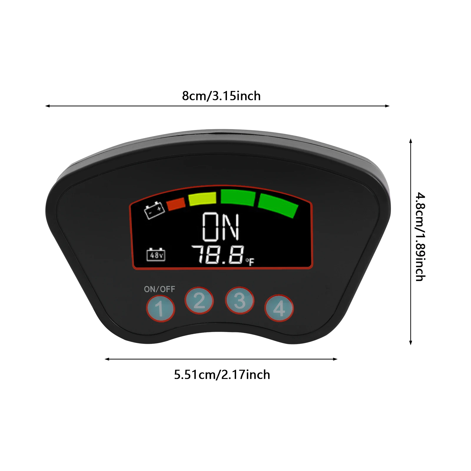 Golf Cart Keyless Ignition Switch One Button Start Password Unlock LCD Display 36V-48V for Club Car EZGO Yamaha