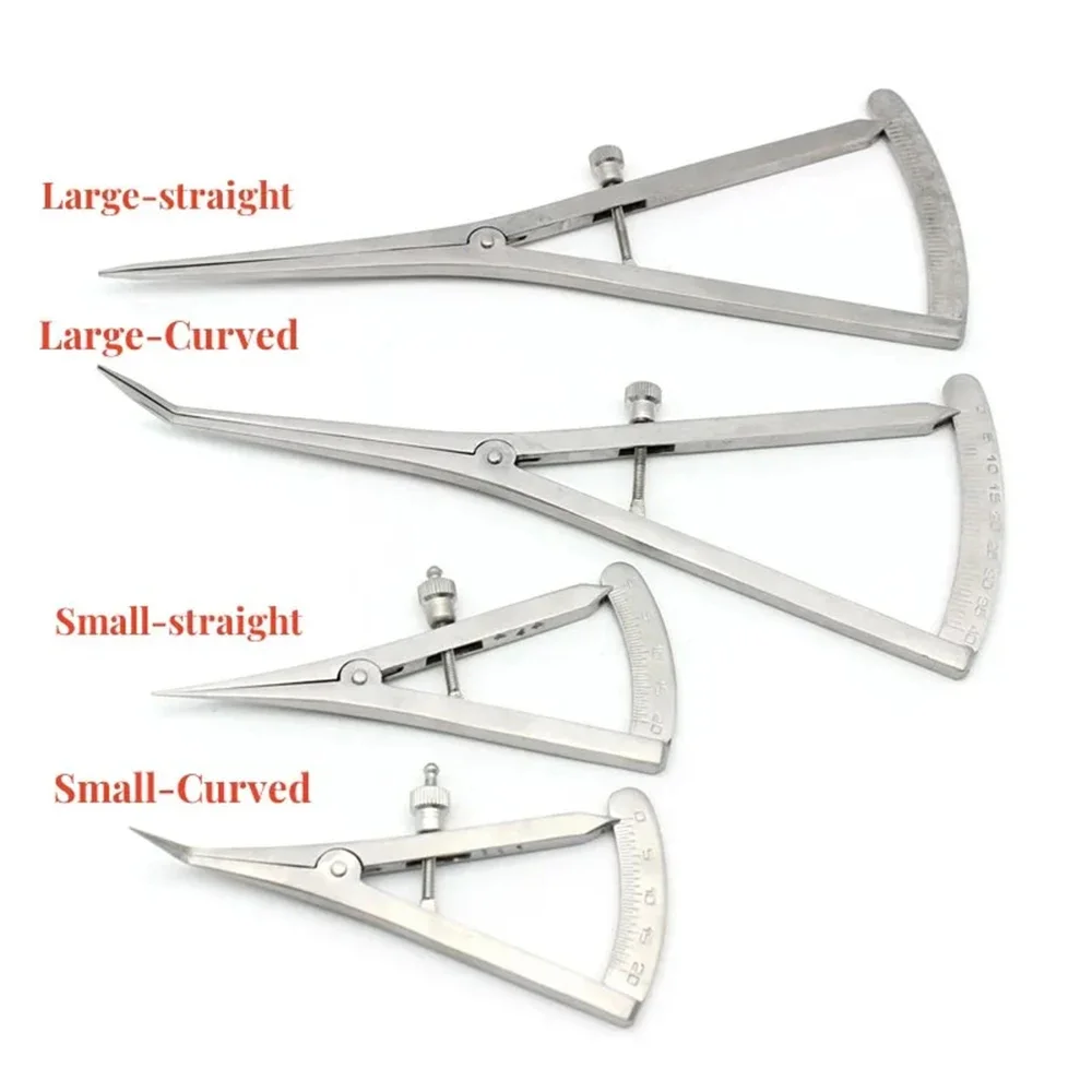 

3Pcs Dental Implant Bone Caliper Dental Surgical Wax Bone Dental Crown Gauge Calipers Dentist Medical Ruler Tools