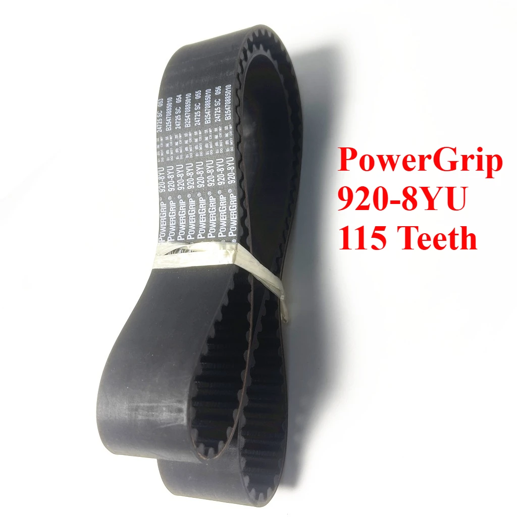 PowerGrip 920-8YU 115 Teeth Arc Tooth Timing Belt 3D Printer Engraving Machine CNC Lathe Robot Spindle Generator Drive Belt