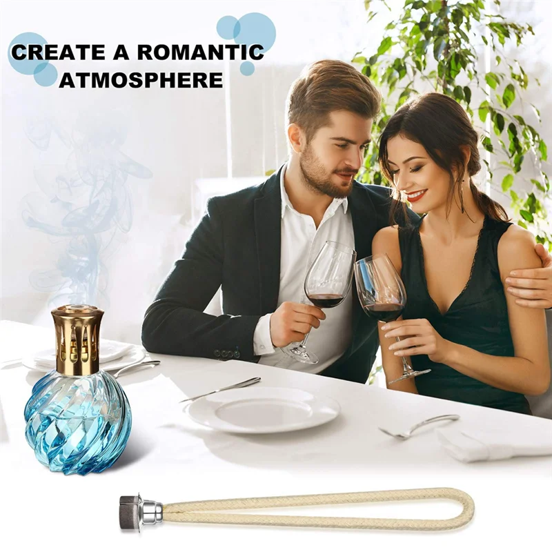AB15-Oil Lamp Wick Replacement Air Tightly Control Catalytic Burner Lamps Wick For Diffuser Aromatherapy Decoration (18Mm)
