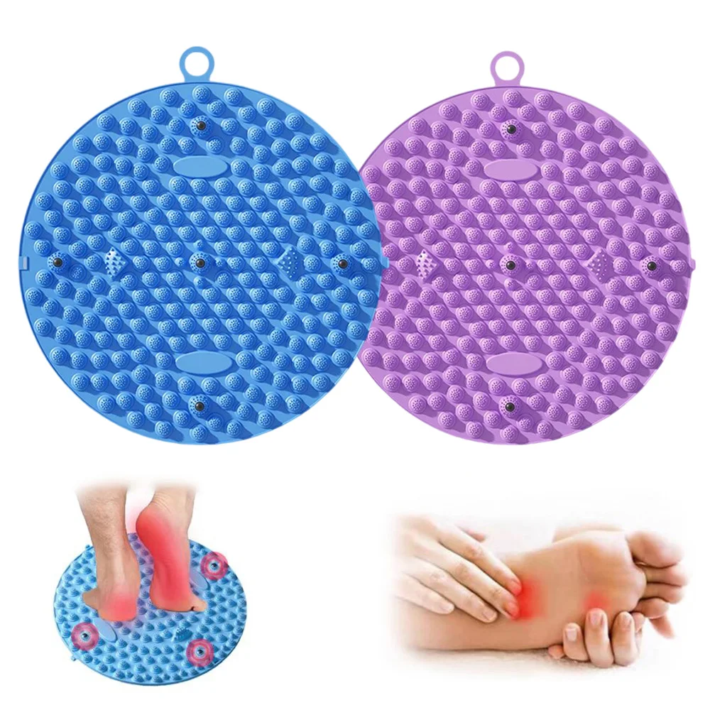

Foot Massage Mat Acupressure Pad Foot Reflexology Walking Toe Plate Magnetic Therapy Acupuncture Disc Pressure Point Pads Yoga