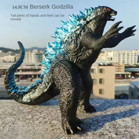 Godzilla King of Monsters Runaway Mechanical  Action Figures Godzilla ABS Soft Glue Collection Model Toy Kid Birthday Gift