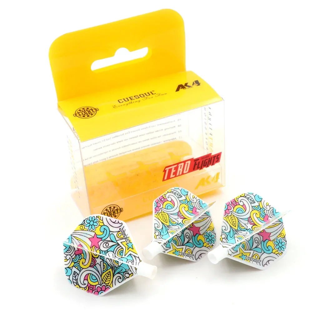 CUESOUL AK4 Dart Flights Standard Shape-Super Star Design