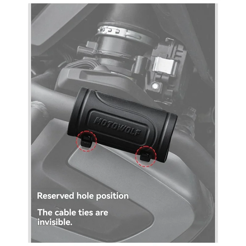 

MOTOWOLF Motorcycle 25Mm Engine Guard Fall Prevention Ball Protected Block Crash Bar Bumper Protector Decorative-T61C