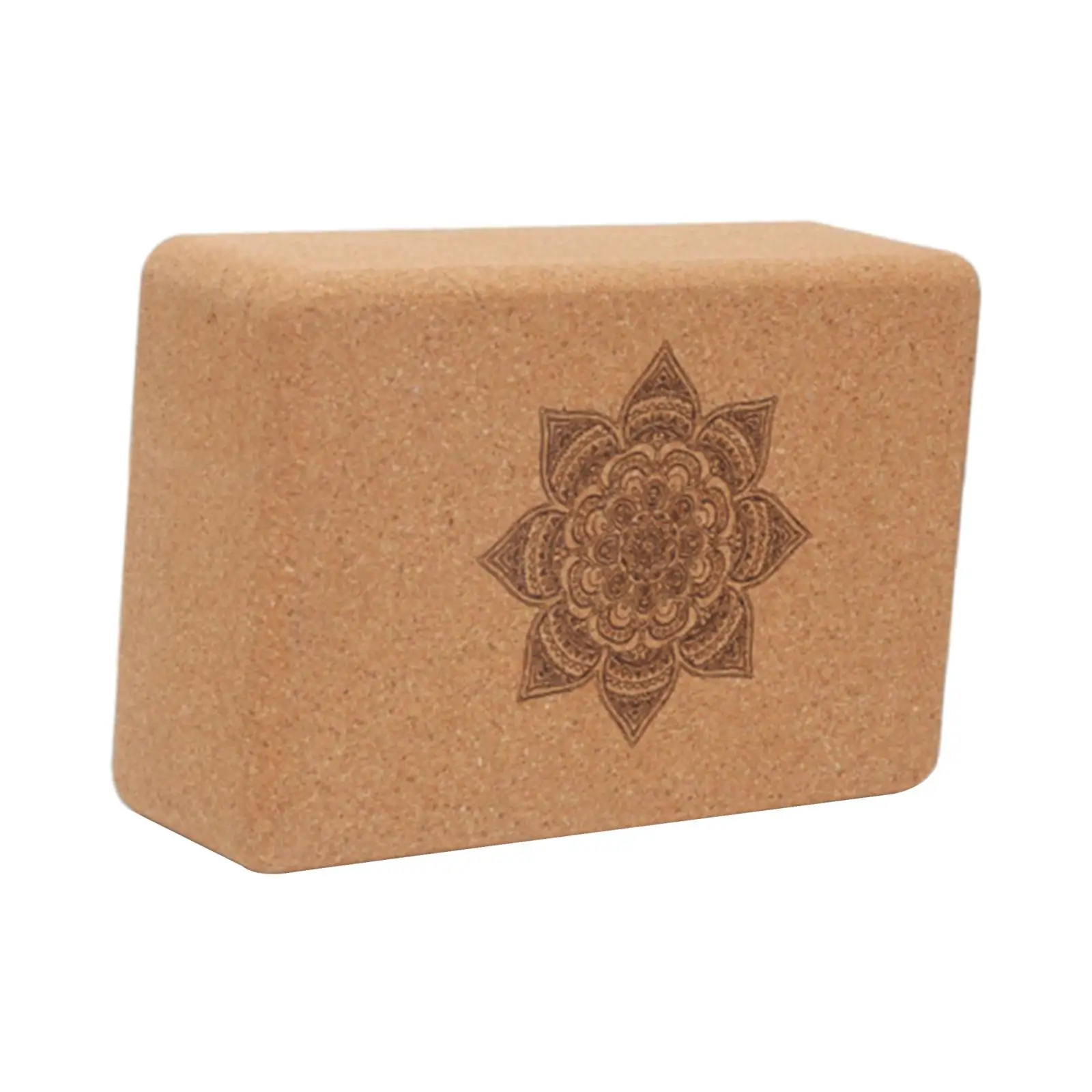 Cork Yoga Block Lightweight Stretch Block Eco Friendly Yoga Accessories for